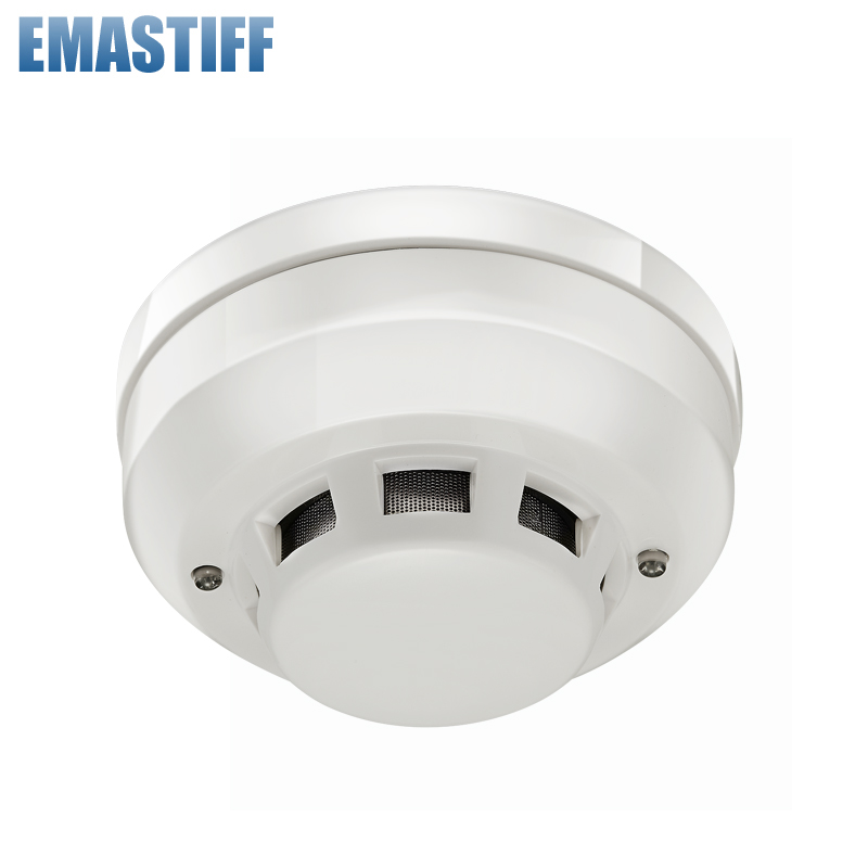 Smoke Detector Interconnected - Alarm Kebakaran Detektor Asap Fotoelektrik Berkabel