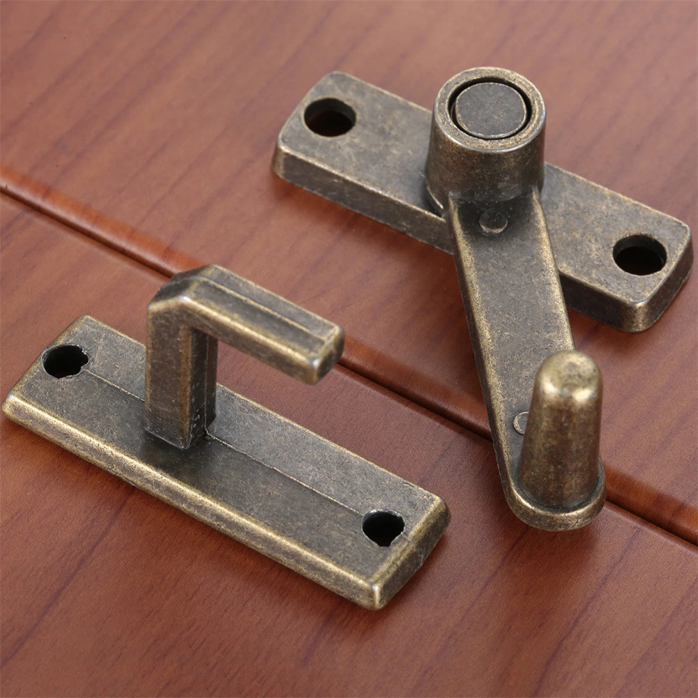 Security Chain Door - 1set kunci pintu jendela geser perunggu,
