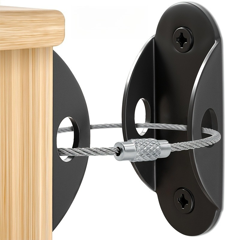 Earthquake Anchor Strap - Penyangga Dinding Furnitur dengan Tali Anti-Jungkir,