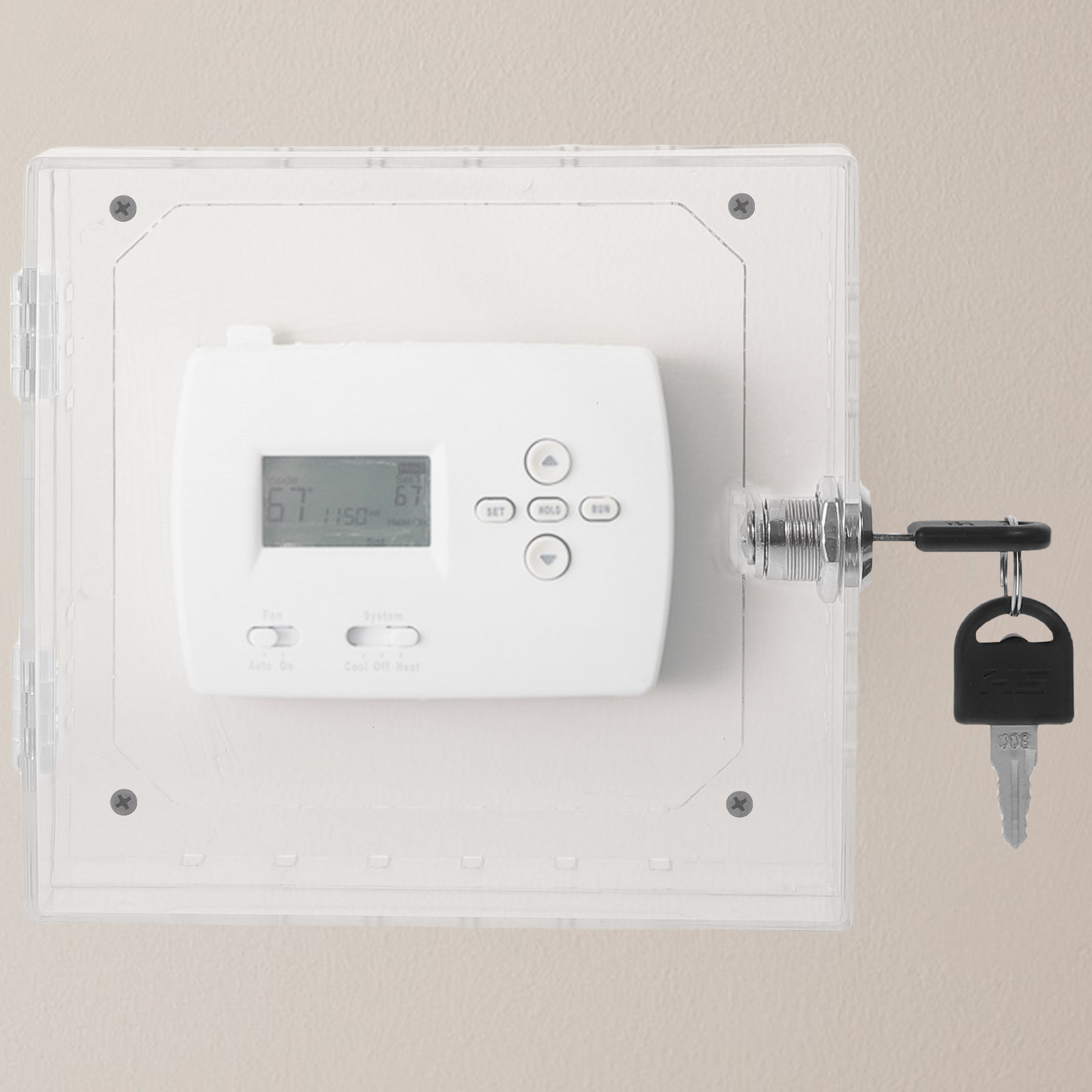 Kotak Pengunci Termostat Akril - Lockbox Key Secure ulasan dan harga
