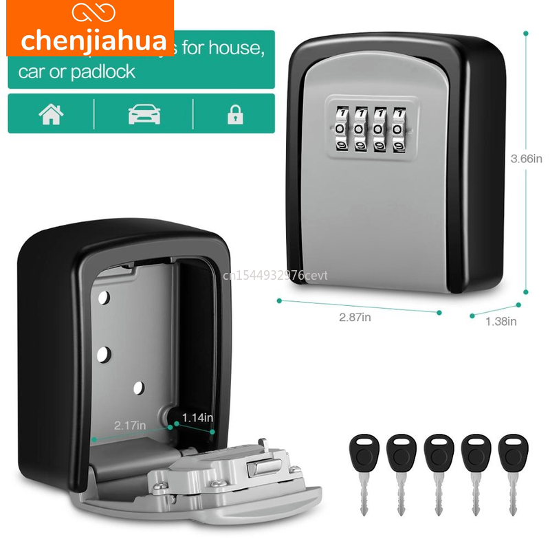 Dinding Kunci Penyimpanan Kota - Lockbox Key Secure ulasan dan harga