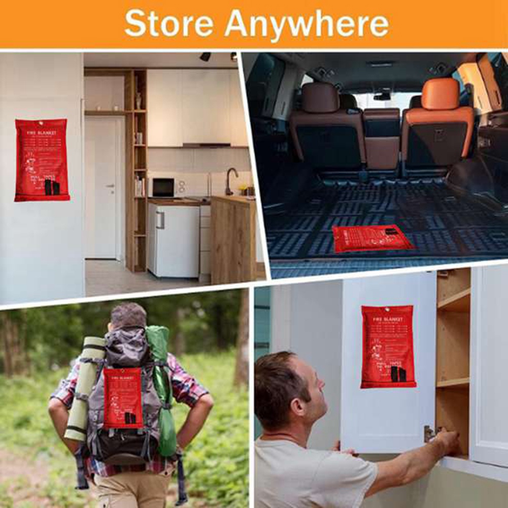 A40Z-Selimut Darurat Anti Api, - Fire Blanket Kitchen ulasan dan harga