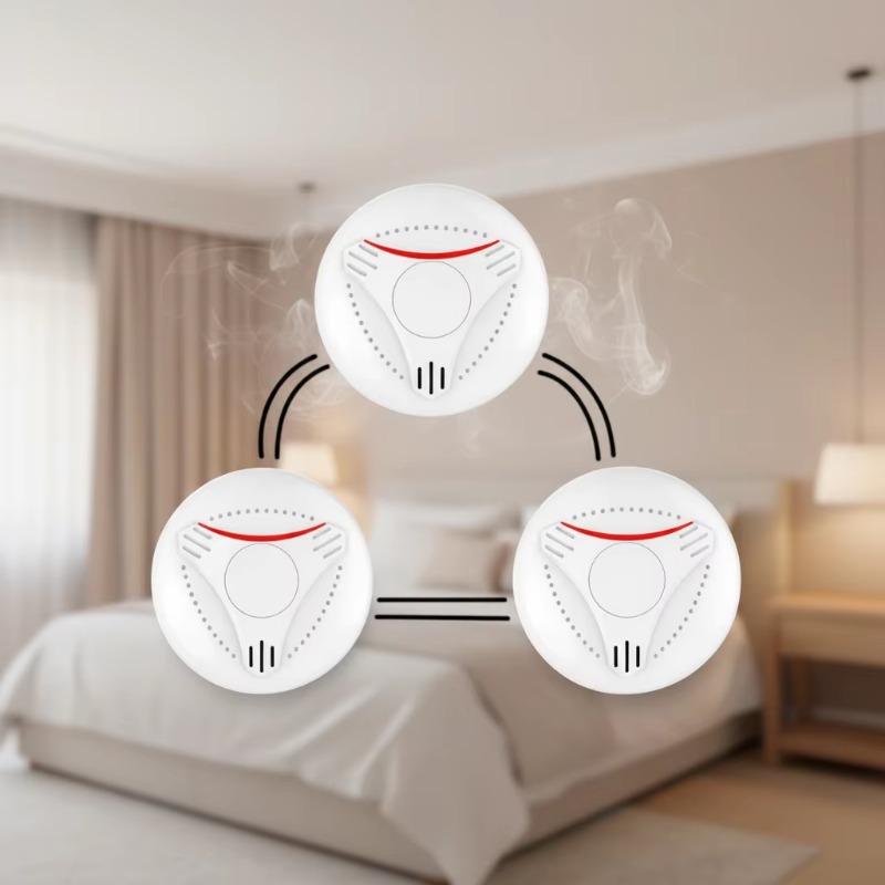Detektor Asap Interkoneksi Nir - Smoke Detector Interconnected ulasan dan harga