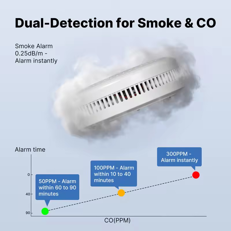 Detektor Asap dan Karbon Monok - Co Detector Plug ulasan dan harga